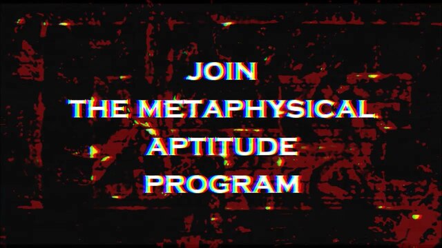 Join the Metaphysical Aptitude Program - 形而上的適性プログラム (Teocida)