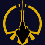 Logo gold bg dark