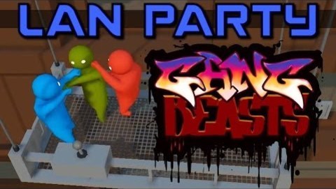 Gang Beasts - Window Washer Warriors - LAN Party