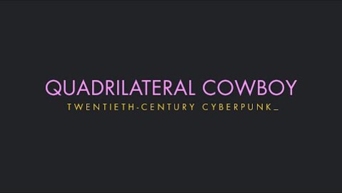 Quadrilateral Cowboy release trailer