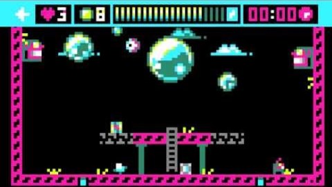 Mighty Retro Zero - Pang! Based level Gameplay - By Kronbits